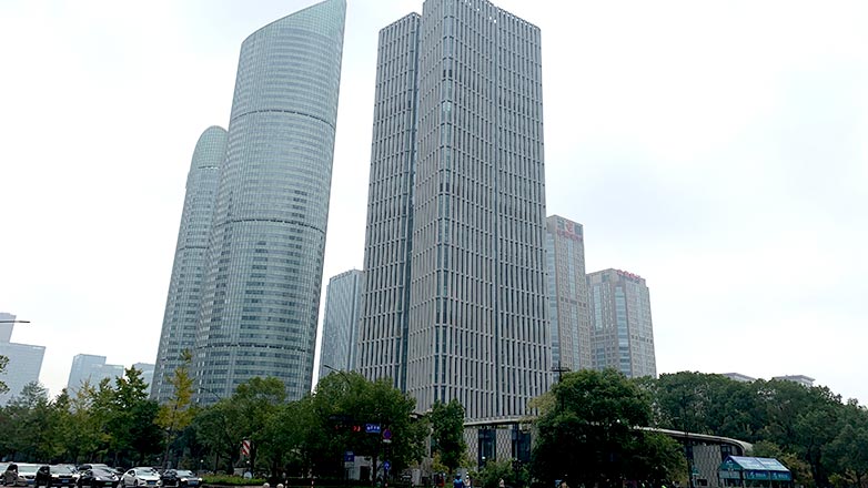 浙江國貿(mào)商業(yè)金融總部鋼質(zhì)防火卷簾門案例